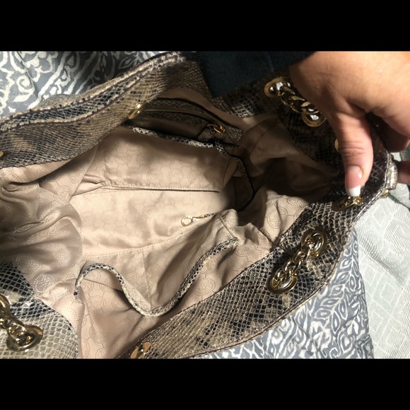 Michael Kors phyton print handbag - Picture 5 of 7